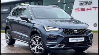 Approved Used SEAT Ateca 15 TSI EVO FR Sport Euro 6 ss 5dr  Crewe SEAT amp CUPRA [upl. by Herzberg]