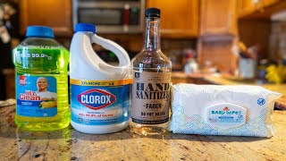 HOW TO MAKE CLOROX WIPES [upl. by Zrike326]