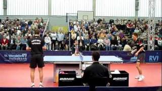 Energis Masters 2012 Halbfinale Timo Boll vs Li Ping 1 Satz [upl. by Polad]