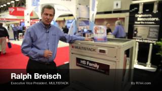 MULTISTACK transcritical CO2 heat pump water heater  AHR Expo 2013 [upl. by Abbe]