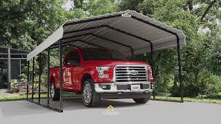 How to Assemble the AllSteel Carport from Arrow Storage Products [upl. by Herr]