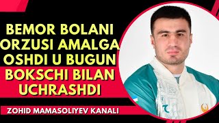 JURNALIST UCHQUN NAMOZOV SABAB ONKOLOGIK BEMOR BOLA ORZUSI BOLGAN BAHODIR JALOLOV BILAN CHRASHDI [upl. by Bordy]