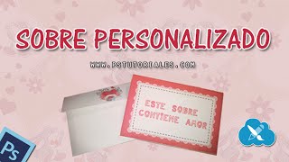 Crear sobre personalizado  Photoshop Tutorial Español [upl. by Liederman]