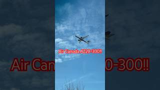 Air Canada Airbus A220 departure Saskatoon YXE Airport [upl. by Gershon652]