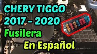 DIAGRAMA de FUSIBLES Chery Tiggo 2 Año 2017  2020  En Español [upl. by Fina]