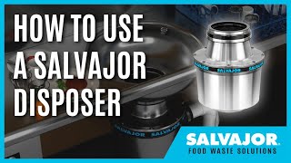 How to Use a Salvajor Disposer [upl. by Baerman]