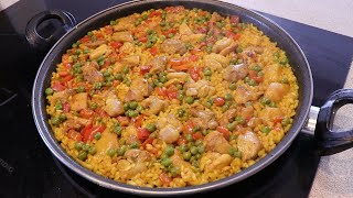 Arroz con pollo fácil y rápido  Recetas de Cocina [upl. by Akyeluz]