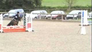 Morgan Schive jumping side saddle NSSS 2008 Addington Manor Buckingham England [upl. by Spielman69]