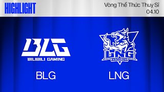 HIGHLIGHT  BLG vs LNG  CKTG 2024  Vòng Swiss  04102024 [upl. by Nylyoj]