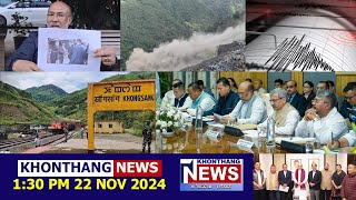 KHONTHANG NEWS  130 PM MANIPURI NEWS  22 NOV 2024 [upl. by Phipps]