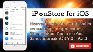 New alternative cydia iPwnStore sans jailbreak sur liPhone iPad et iPod Touch [upl. by Ahsinyd]