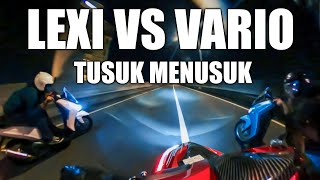 VARIO VS LEXI TOP SPEED 181KMH [upl. by Ysnat556]