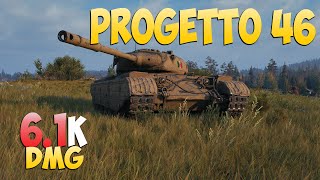 Progetto 46  7 Kills 61K DMG  Adult  World Of Tanks [upl. by Selimah31]