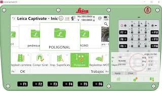 Tutorial Leica Captivate  Creación y ajuste de Poligonal [upl. by Hacceber210]