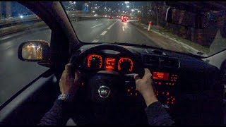 Fiat Panda Night  4K POV Test Drive 398 Joe Black [upl. by Petrina68]