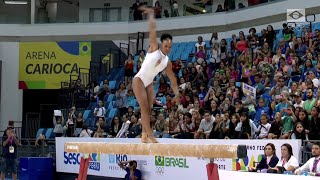 Rebeca Andrade 🇧🇷  13767 Beam  Trave  Brazilian Trophy 2024 [upl. by Sheff371]