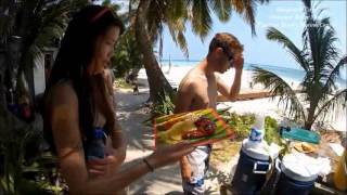 Ranguana Caye Scuba Diving Snorkeling BELIZE [upl. by Otis]