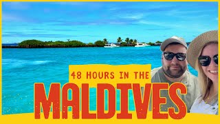 We spend 48 Hours in the MALDIVES  Adaaran Prestige Vadoo  stopover to Sydney [upl. by Alya]