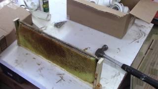 Medium Frame Beekeeping  Cutting down Deeps [upl. by Appilihp]