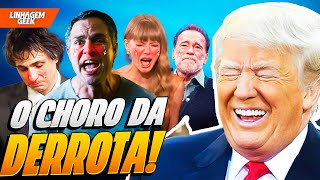 CELEBRIDADES CHORAM APÓS VITÓRIA DE TRUMP [upl. by Kalil557]