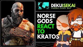 Norse Gods React to Kratos  God of War Ragnarök  Gacha React [upl. by Clevie841]