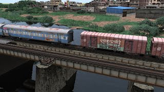 DUSTY ICF COACHES COUPLED BY DUSTY FRIEGHT BCNHL  INDIAN TRAIN SIMULATOR 2024 [upl. by Giardap]