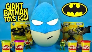 Batman Toys Play Doh Surprise Egg by KidCity [upl. by Aline]