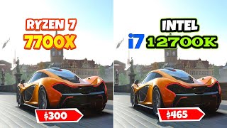 Ryzen 7700X vs i7 12700K TESTED ON 12 GAMES  BENCHMARK TEST [upl. by Noivad]