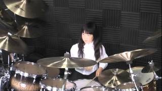 YESquotRelayerquot drum cover KYOKO SUGIYAMA 9years old杉山恭子 [upl. by Trula]