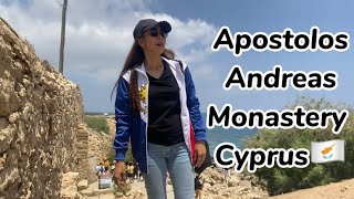 Apostolos Andreas Monasterythe north eastermost point of the Island of Cyprus🇨🇾 [upl. by Assyla645]