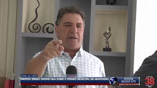 PREFEITO SÃ‰RGIO ONOFRE FALA SOBRE O FERIADO MUNICIPAL EM ARAPONGAS [upl. by Bray]