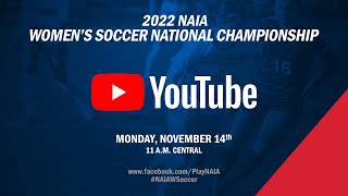 2022 NAIA Womens Soccer Selection Show [upl. by Hillyer]