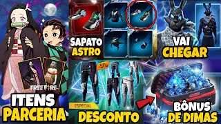 URGENTE ANGELICAL COM DESCONTO TÊNIS ANGELICAL COELHÃO PARCERIA BÔNUS  NOVIDADES FREE FIRE [upl. by Otti722]