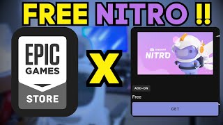 FREE 1 MONTH NITRO  EPIC GAMES X DISCORD  WORKING DECEMBER 2024 [upl. by Nylitak342]