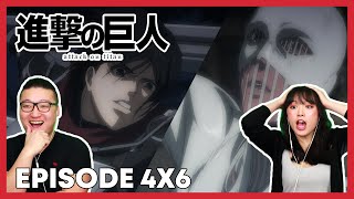 WARHAMMER MIKASA LEVI REVEALED WOOOOAAH   Attack on Titan Couples Reaction Season 4 Episode 6 [upl. by Anitsrihc]