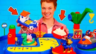 Alles in Ordnung mit der Paw Patrol Boot für die Welpen Spielzeug Video auf Deutsch [upl. by Enimrej942]