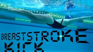 Breaststroke Kick Drill  Swim with Leila [upl. by Zerat]