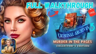 Hidden Objects Archives 3 F2P ♥ Full Game Walkthrough [upl. by Demeter681]