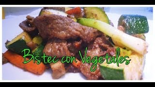 Bistec Con Vegetales [upl. by Aleik]