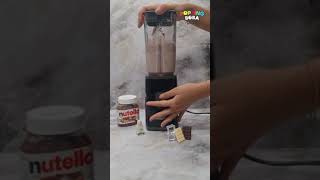 RESEP NUTELLA MILKSHAKE DENGAN POPPING BOBA MINUMAN VIRAL KEKINIAN ALA CAFE UNTUK IDE USAHA JUALAN [upl. by Dempstor]