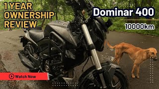 BAJAJ DOMINAR 400 BS6 OWNERSHIP REVIEW  IS IT WORTH IT🔥  10000 PLUS KM OF TOURING OFFROAD [upl. by Etireuqram458]