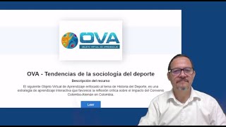 OVA Convenio Colombo Alemán y Deporte en Colombia Explicacion en LSC [upl. by Slifka593]