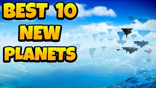 Best 10 New Planets in No Mans Sky Worlds Update [upl. by Siro638]