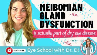 Meibomian Gland Dysfunction IS Dry Eye Disease [upl. by Penrod]