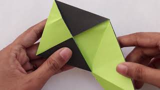 Origami Curlicue Easy  How To Make Paper Curlicue [upl. by Aicilyt]