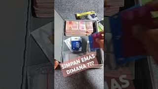 TEMPAT MENYIMPAN EMAS BATANGAN DAN EMAS PERHIASAN YANG AMAN  DI SAAT HARGA EMAS MAHAL  BRNKAS BUKU [upl. by Rainie]