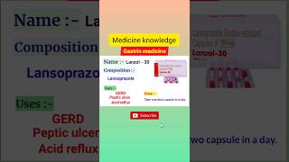 Lanzol 30acidityacidgas gastricgastricproblemacidreflux shortshortsshortvideoshortsvideo [upl. by Sidon594]