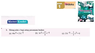 KSSM Matematik Tingkatan 3 Bab 1 indeks masteri kendiri no2 cabaran dinamis buku teks tingkatan 3 [upl. by Raviv]