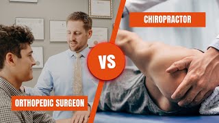 Chiropractor vs Orthopedic Surgeon  Dr Kyle McClintock [upl. by Arocahs]