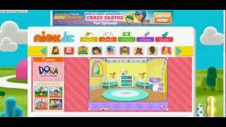 Nick Jr Kids Games Dora The Explorer With Yasso Smurf [upl. by Ybocaj]